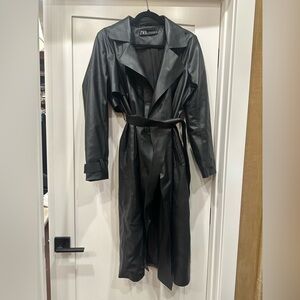 Zara Black Trench Coat
